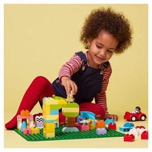 Lego duplo plaque de construction verte