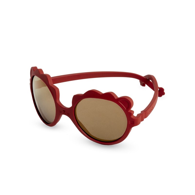 Lunettes de soleil lion terracotta 1-2