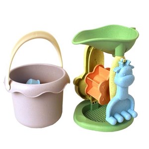 Plage jardin 8 pcs moulin paille de blé