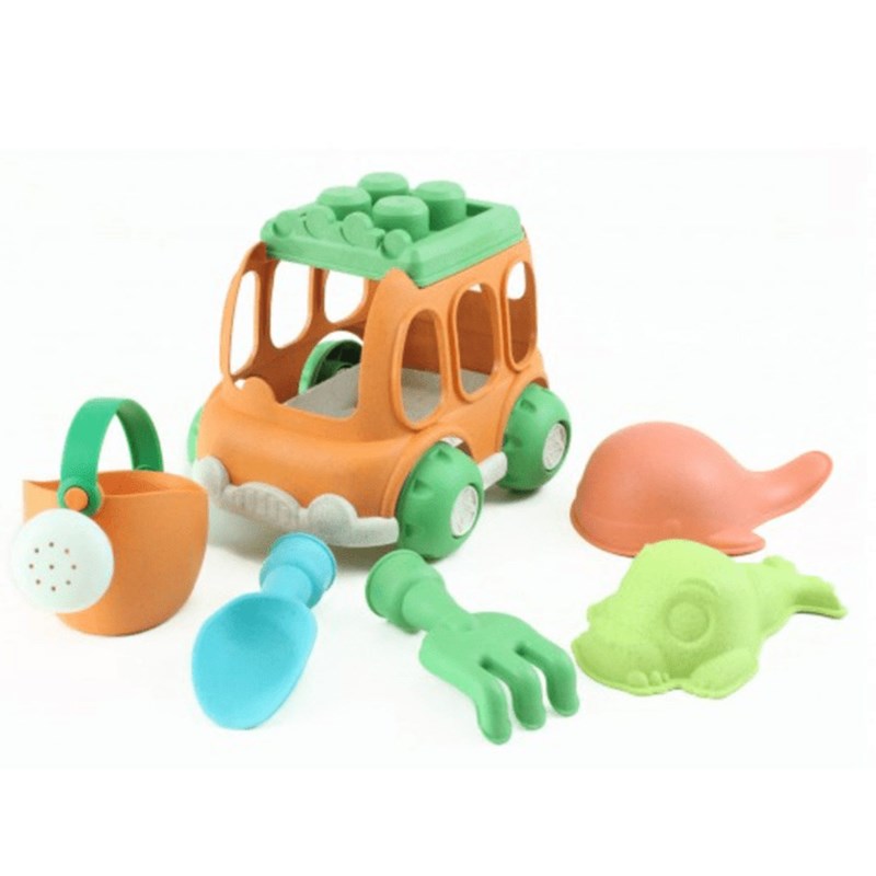 Set 6 pièces voiture paille de blé