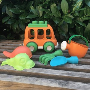 Set 6 pièces voiture paille de blé