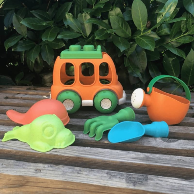 Set 6 pièces voiture paille de blé (Magni) - Image 2