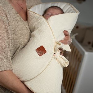 Gigoteuse emmaillotage gaze coton