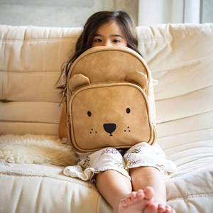 Sac à dos enfant sable ourson beige 29