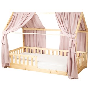 Set double ciel de lit cabane en gaze