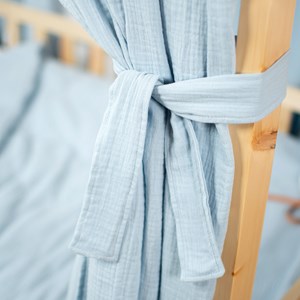 Set double ciel de lit cabane bleu