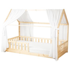 Set double ciel de lit cabane en gaze