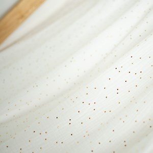 Ciel de lit cabane double gaze coton