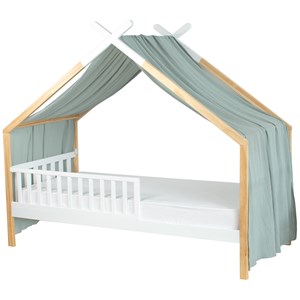 Ciel de lit cabane gaze coton jeanne