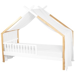 Ciel de lit cabane gaze coton jeanne
