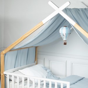 Ciel de lit cabane toile en gaze de