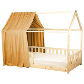 Ciel de lit cabane gaze de coton solo