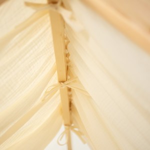 Ciel de lit cabane gaze de coton solo