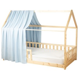 Ciel de lit cabane gaze coton jeanne