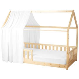Ciel de lit cabane gaze coton jeanne
