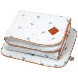 Ensemble couverture et coussin pour