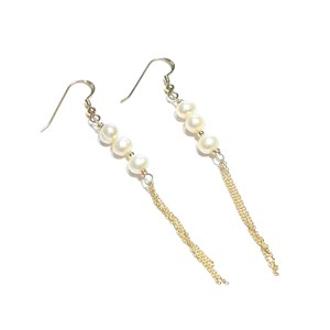 Boucles d'oreilles perles de culture