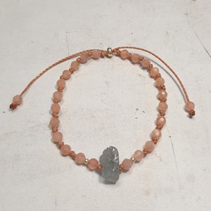 Bracelet pierre de soleil et labradorite