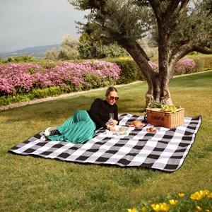 Couverture de pique-nique - noir