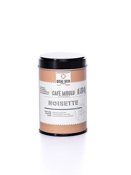 Café moulu aromatisé noisette
