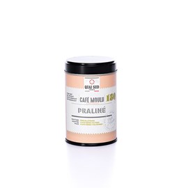 Café moulu aromatisé praliné