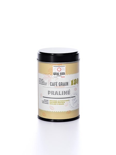 Café en grain aromatisé praliné