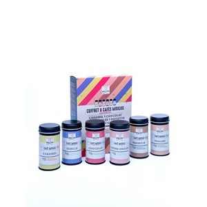 Coffret 6 cafés moulus aromatisés