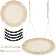 Balançoire enfant charge 150 kg, beige