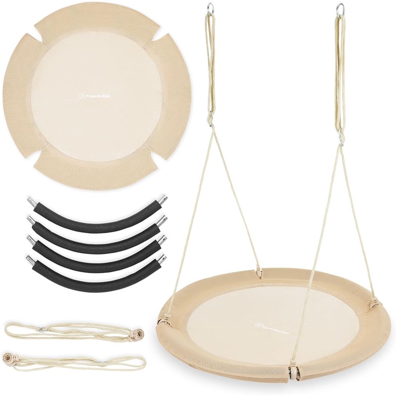 Balançoire enfant charge 150 kg, beige