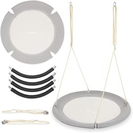 Balançoire enfant charge 150 kg, grise