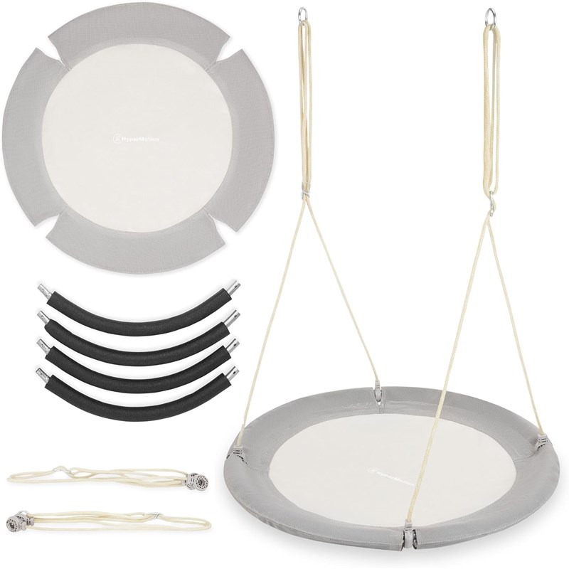 Balançoire enfant charge 150 kg, grise