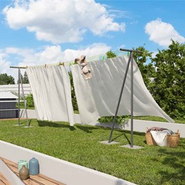 Étendoir à linge windy anthracite - t...