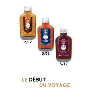 Coffret sauces piquantes début du voyage