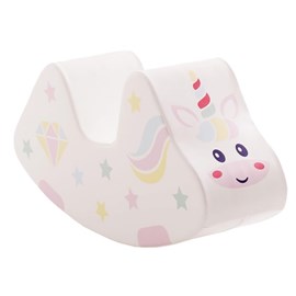 Jouet à bascule licorne blanche