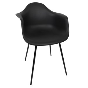 Fauteuil gustav noir