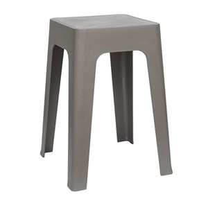 Tabouret empilable gris