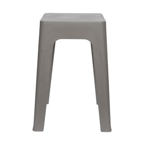 Tabouret empilable gris