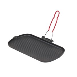 Grill rectangulaire en fonte 37 x 22 cm