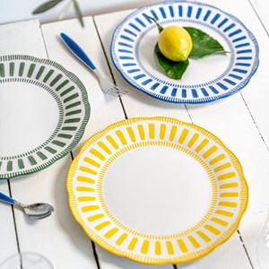 Assiette plate napoli  27 cm x6