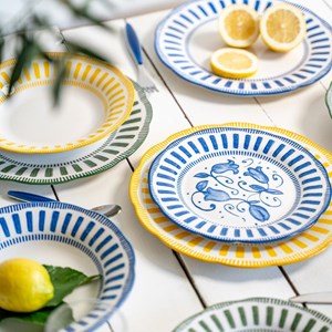 Assiette plate napoli  27 cm x6