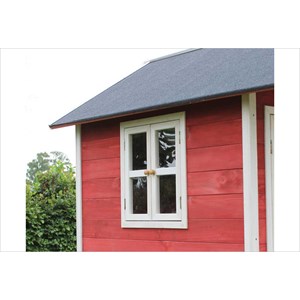 Cabane enfant sur pilotis rouge loft 300