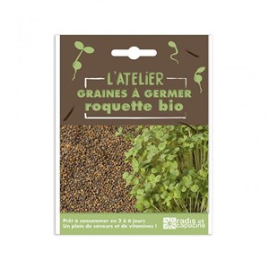 Graines à germer roquette bio 50gr diy
