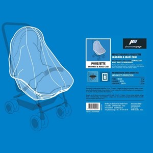 Moustiquaire poussette bébé non imprégné