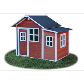 Cabane enfant rouge loft 150