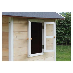 Cabane enfant sur pilotis bois naturel l