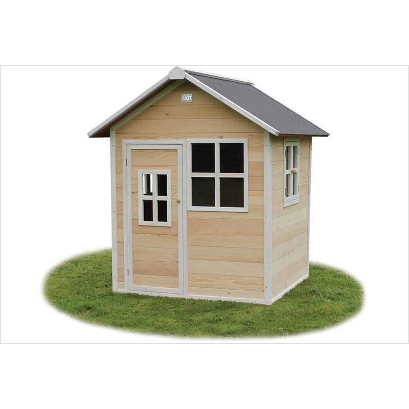 Exit - Maisonnette bois naturel pour enfant lof