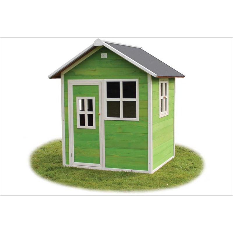 Maisonnette verte pour enfant loft 100
