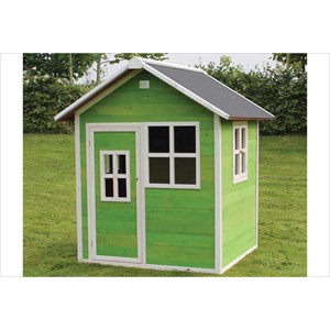 Maisonnette verte pour enfant loft 100