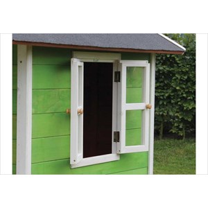 Maisonnette verte pour enfant loft 100