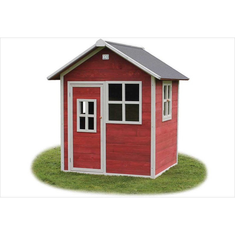 Exit - Maisonnette rouge pour enfant loft 100